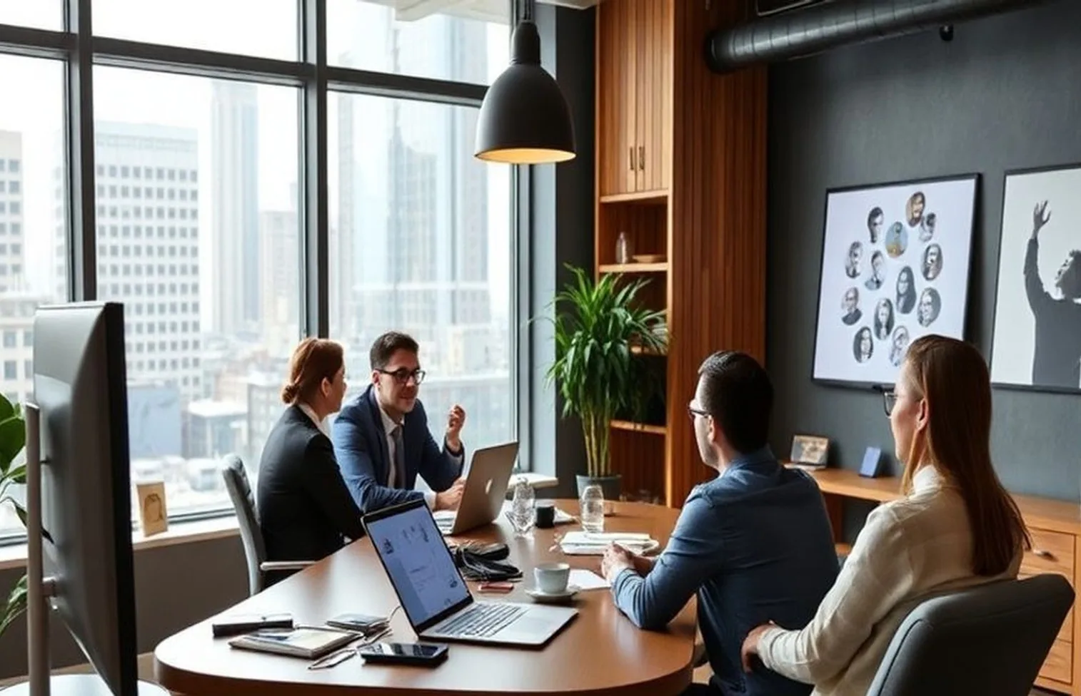 influencer business consulting office